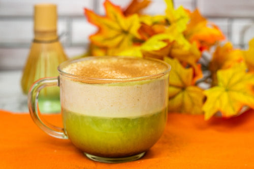 Spiced Matcha Latte with Pumpkin Cream - Full Leaf Tea Company