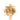 Wooden spoon of Organic Astragalus on a white background.