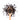 Wooden spoon of Organic Black Pepper on a white background.