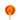 Wooden spoon of Orange Essential Oil on a white background.