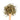 Wooden spoon of Organic Peppermint on a white background.