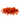 Orange saffron threads on a white background