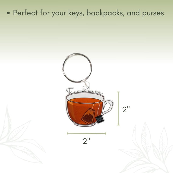 'Tea Lover' Acrylic Key Chain - Full Leaf Tea Company
